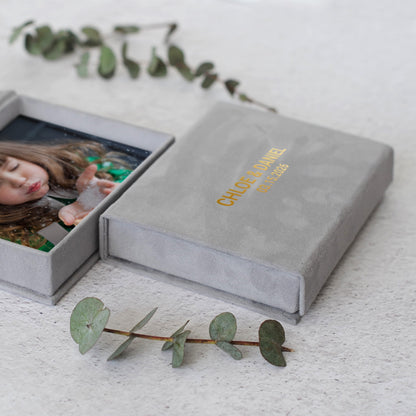 Soft Velvet Photo Box