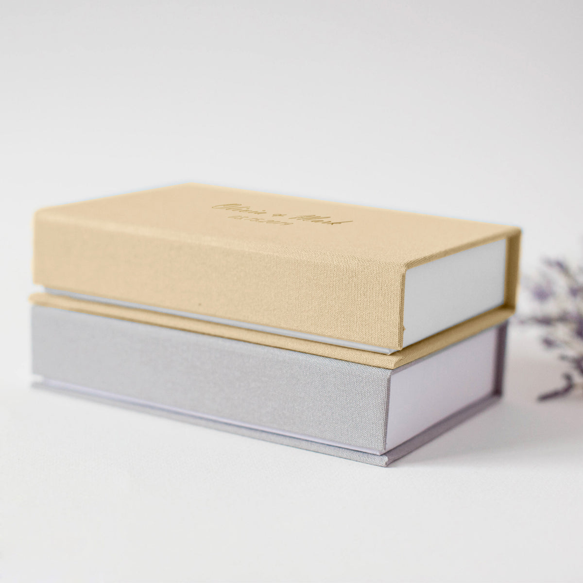 Linen Photo Box