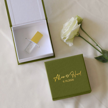 Linen USB Box