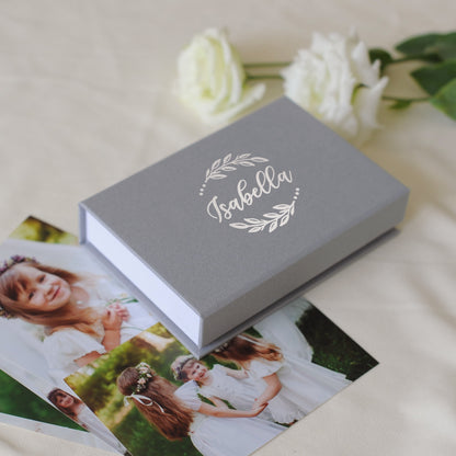 Linen Photo Box