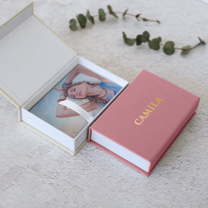 Linen Photo Box