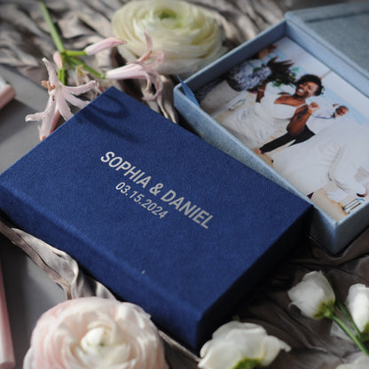 Soft Velvet Photo Box