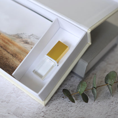 Linen USB Photo Box