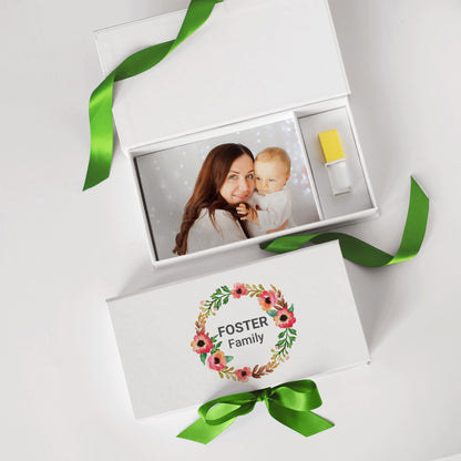 USB Photo Box with Full Color Print