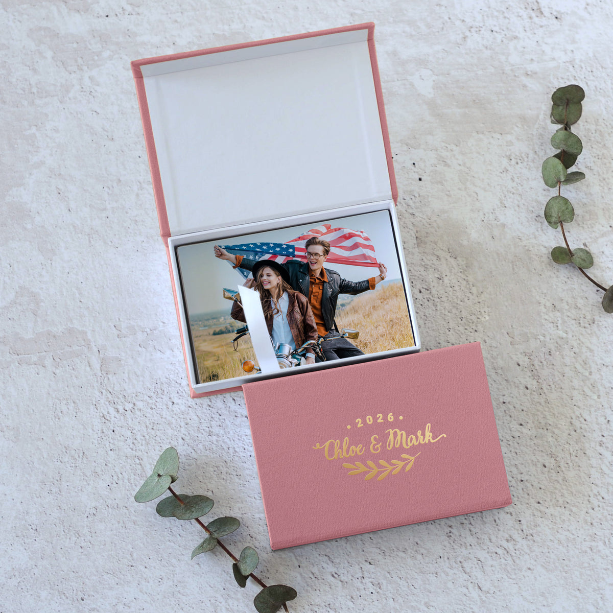 Linen Photo Box