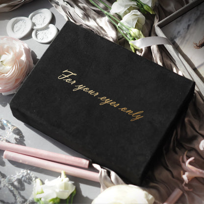 Boudoir Soft Velvet Photo Box