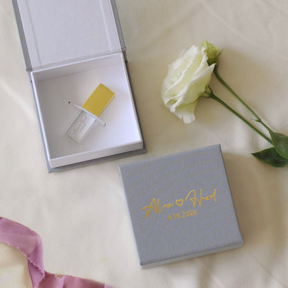 Linen USB Box