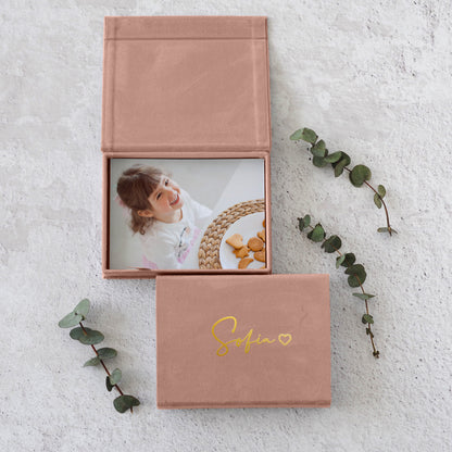 Soft Velvet Photo Box