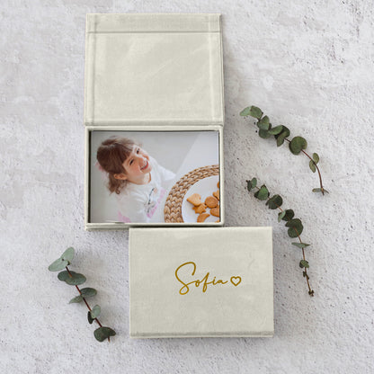 Soft Velvet Photo Box