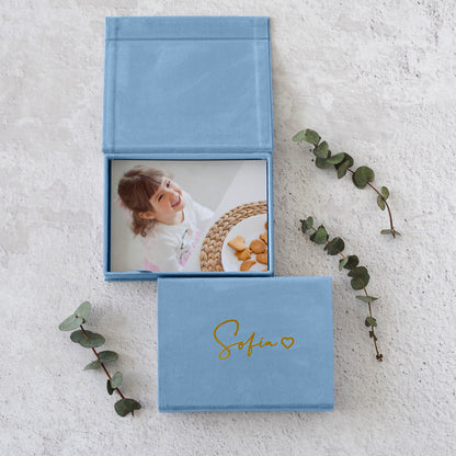 Soft Velvet Photo Box