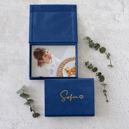 Soft Velvet Photo Box