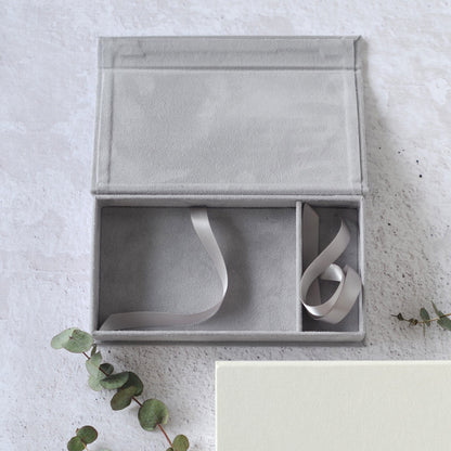 Soft Velvet USB Photo Box