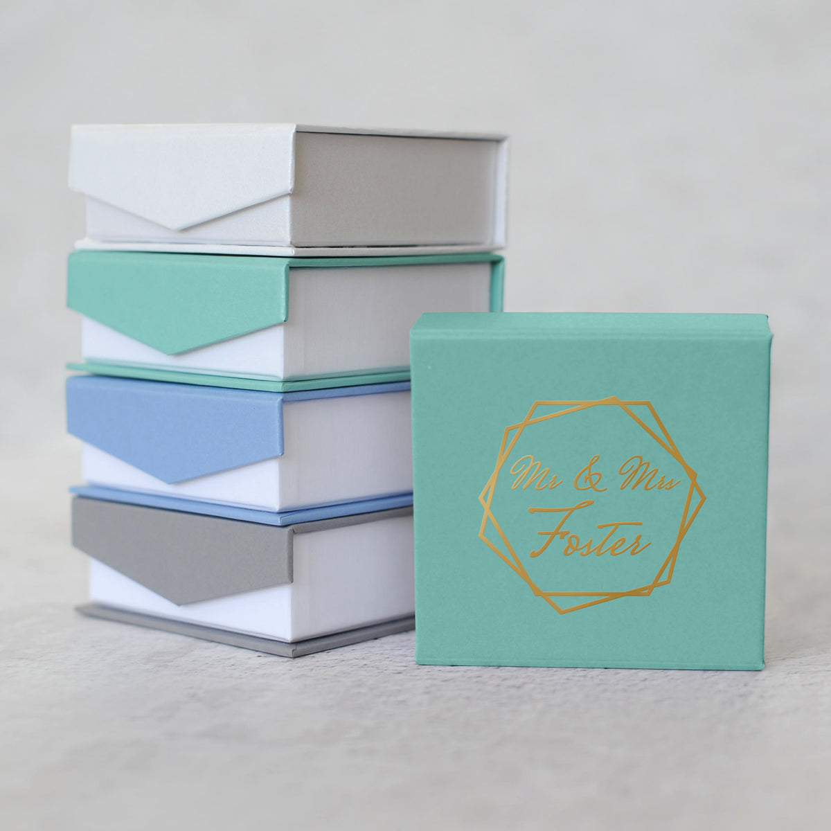 USB Box With a White Interior