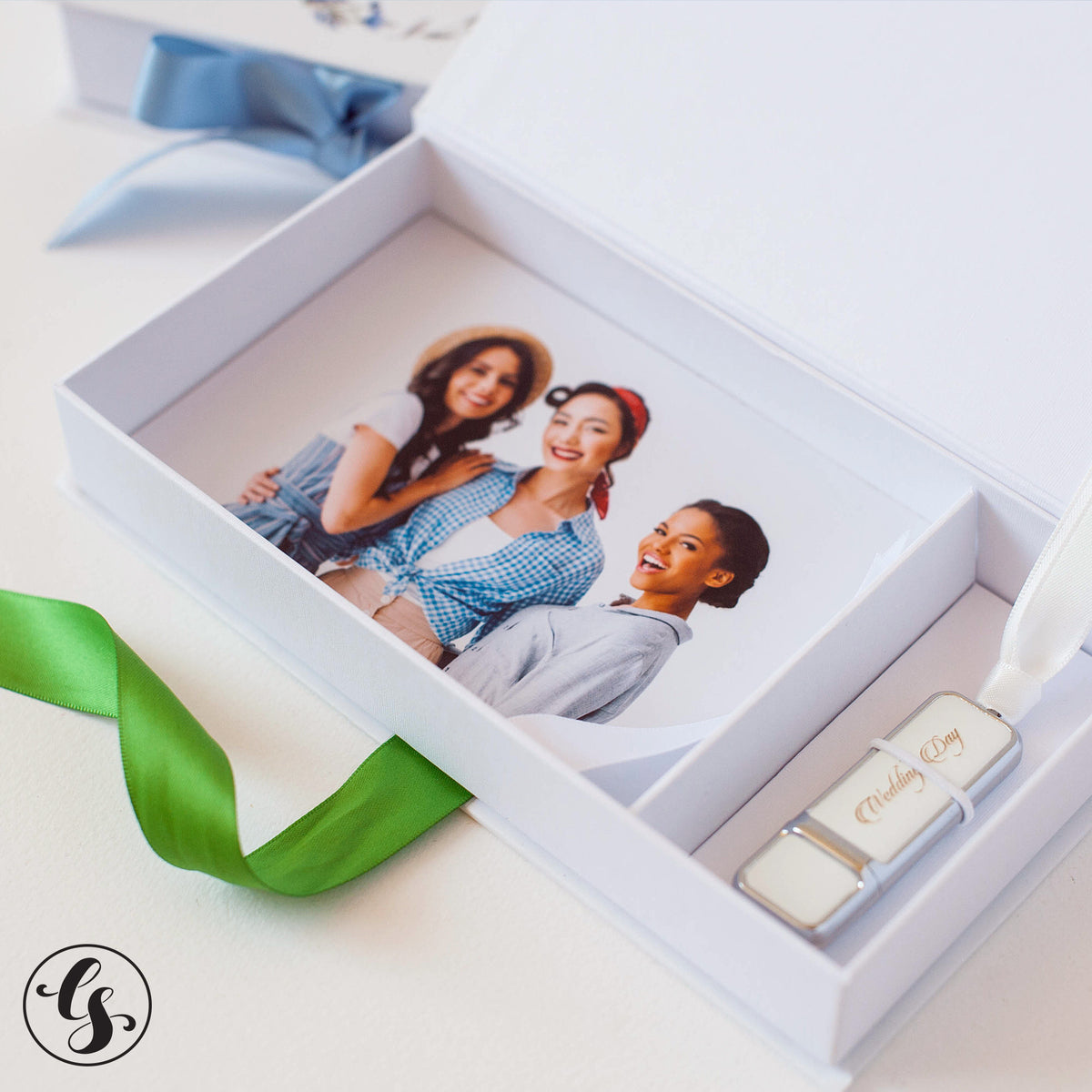 USB Photo Box with Full Color Print