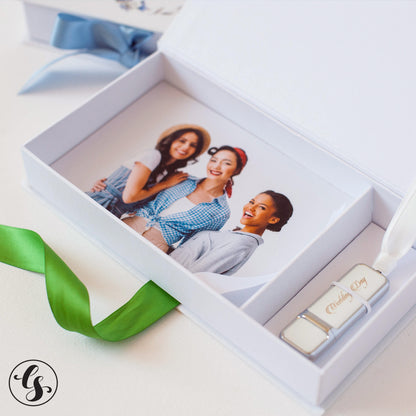 USB Photo Box with Full Color Print