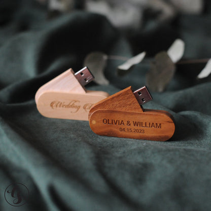 Wood USB Flash Drive - USB 3.0
