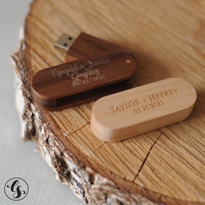 Wood USB Flash Drive - USB 3.0