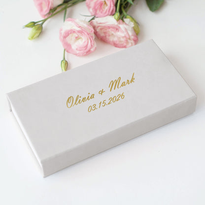 Faux Leather USB Photo Box