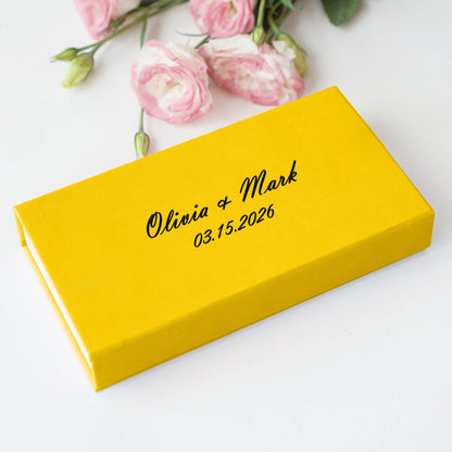 Faux Leather USB Photo Box