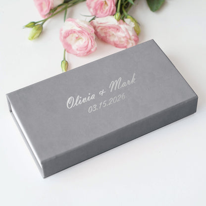 Faux Leather USB Photo Box