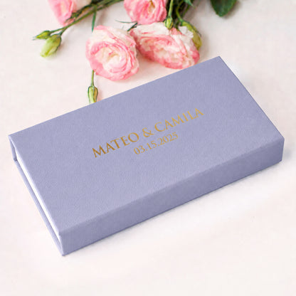 Faux Leather USB Photo Box