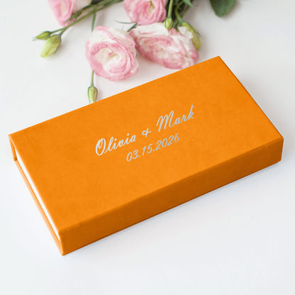 Faux Leather USB Photo Box